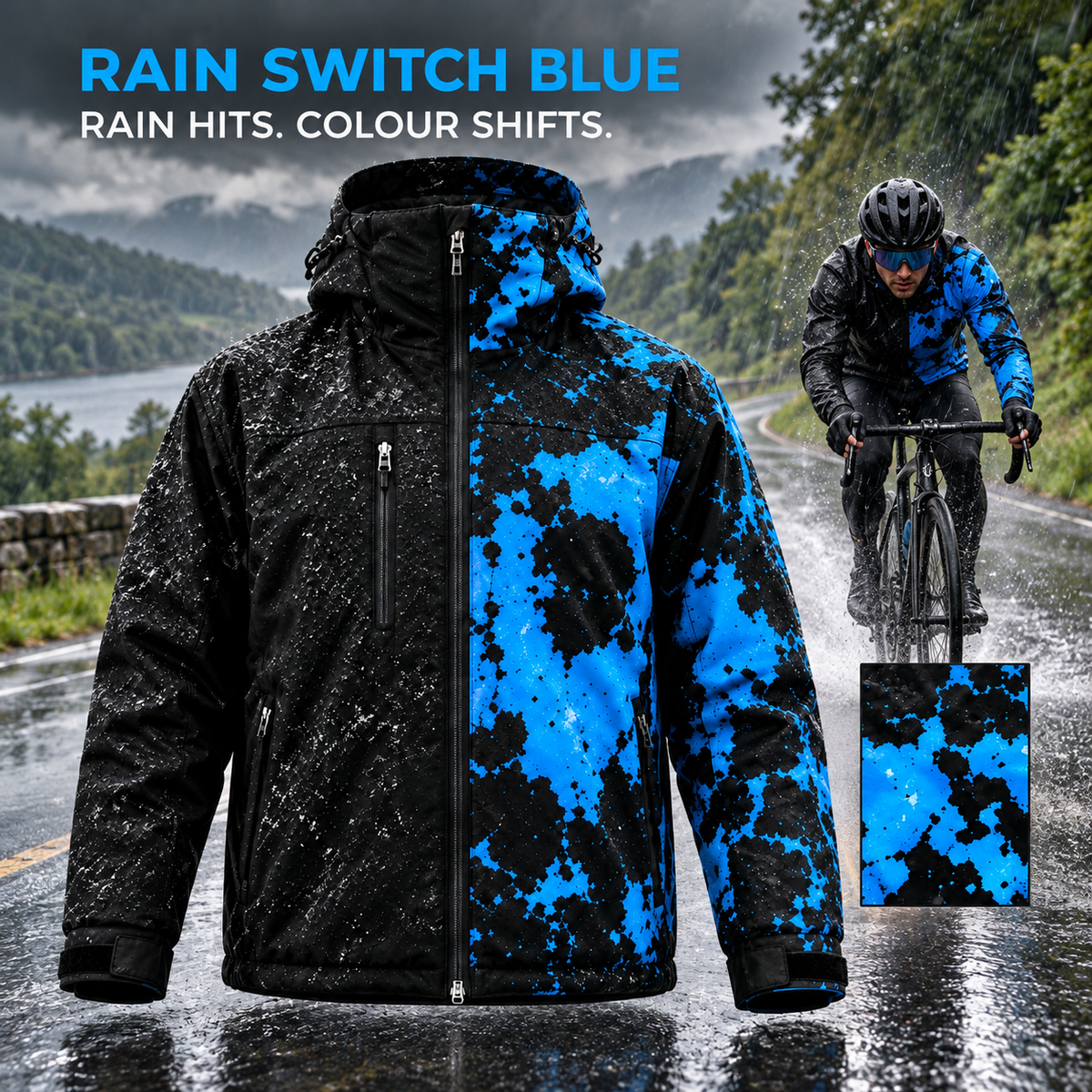 RainSwitch™ Water-Reactive Jacket