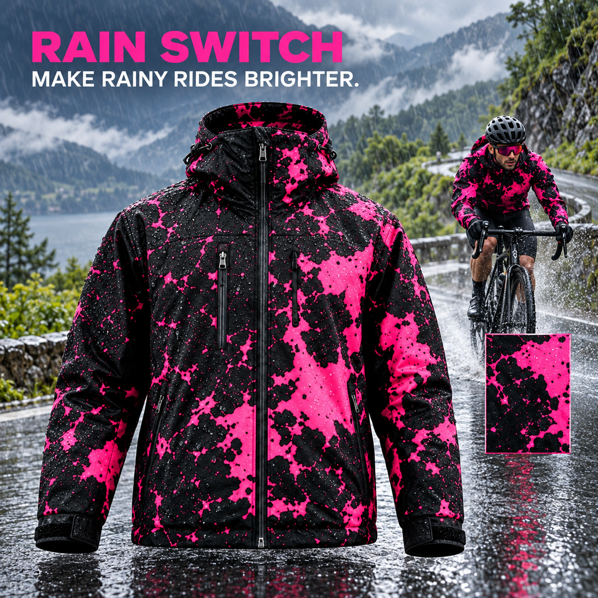 RainSwitch™ Water-Reactive Jacket