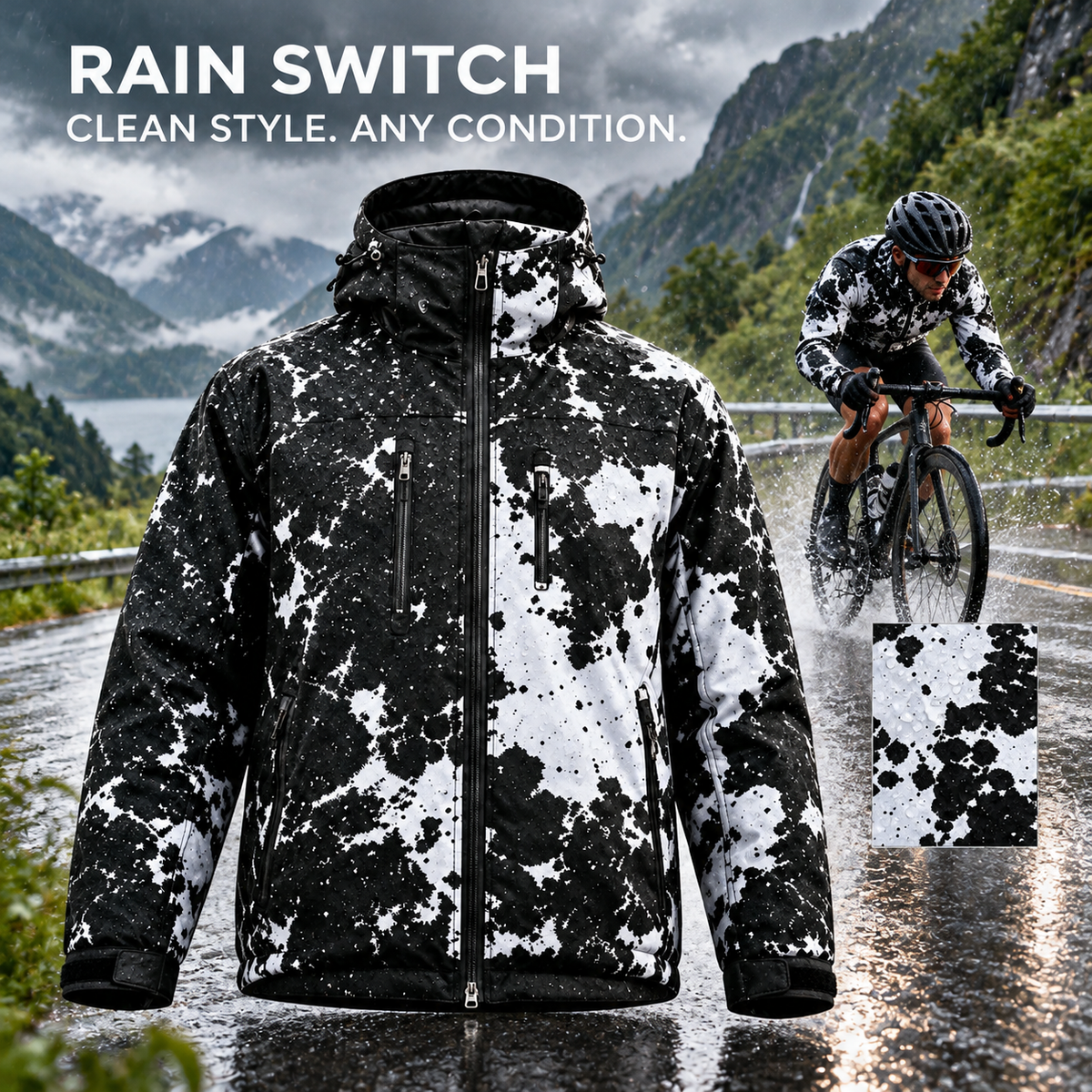 RainSwitch™ Water-Reactive Jacket