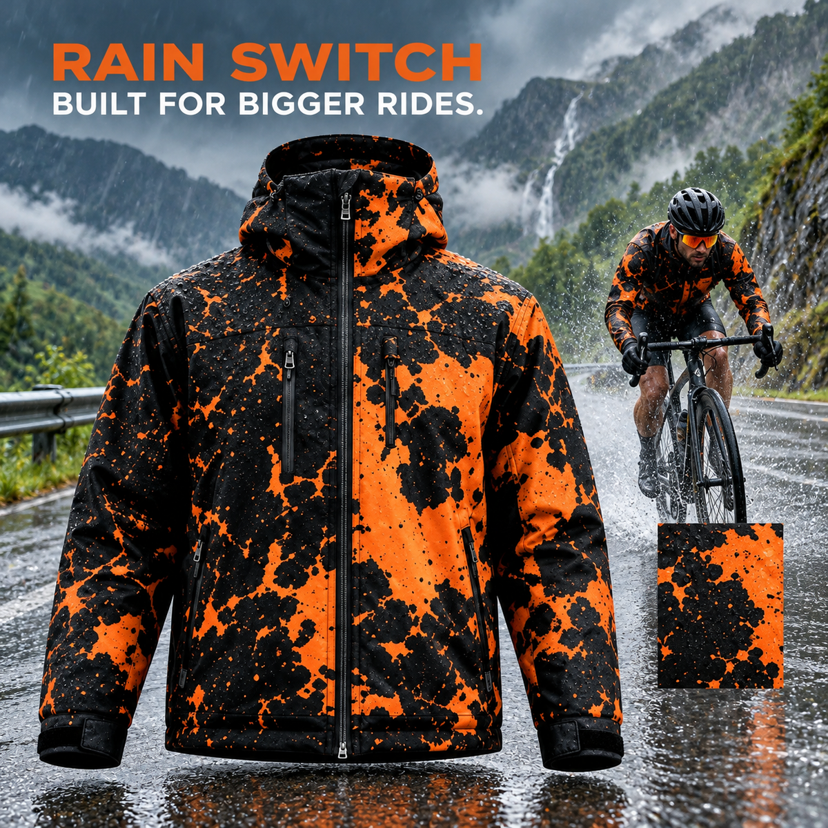 RainSwitch™ Water-Reactive Jacket